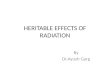 Heritable effects of radiation