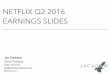 Netflix Q2 2016 Earnings Slides