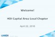 HDI Capital Area Meeting April 2016
