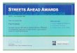 Streets Ahead Award