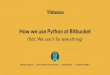 How we use Python at Bitbucket