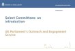 Introduction to Select Committees