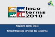 Programa Comex Infoco: Introdução e Práticas dos Incoterms