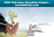 Hsm 260 tutor education expert   hsm260tutor.com