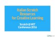 Italian Scratch Resources for Creative Learning - Linda Ierardi
