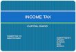 Income tax caital gains exemptions