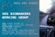 REG Biomarkers Working Group Meeting 26/09/15