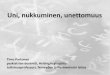 Timo Partonen: Uni, nukkuminen ja unettomuus 27.4.2016