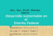 Desarrollo Sustentable en el Distrito Federal