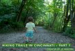 JP Runyon: Hiking Trails In Cincinnati â€“ part 1