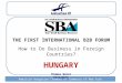 Ho to Do Business in Foreign Countries? Hungary