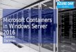 Azure Day Belarus : Windows  Server 2016 Containerization by Dzmitry Durasau