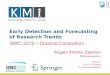 Early Detection and Forecasting of Research Trends