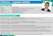 Luqman Harris Profile (July 2015)