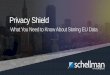 Privacy shield what you need to know about storing  eu data slideshare