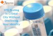 Std testing in crystal city without disclosing your identity