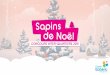 Palmarès du concours inter-quartiers des sapins de Noël 2015 - Ville d'Ergué-Gabéric