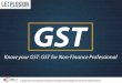 Webinar on GST for Non Finance Professionals