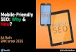 Mobile-Friendly SEO: Why & How? Ari Roth at SMX Israel 2015