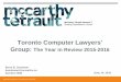 Sookman Toronto Computer Lawyers Group: The Year in Review 2015-2016
