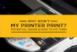 Why Won't My Printer Print? Potential Issues & How to Fix Them