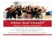 Meet and Greek! event flyer