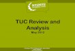TUC Deck Review and Analysis (May 2012)