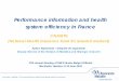 Performance information and health system efficiency in France - Ayden Tajahmady, France