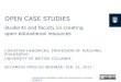 Open Case Studies at UBC