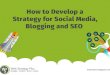 How to Develop a Strategy for Social Media, Blogging and SEO