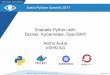 Scalable Python with Docker, Kubernetes, OpenShift