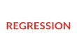 Presentation on regression (Statistics)