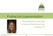 Finding lost superannuation - a step-by-step guide