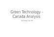 Government Policy - Clean Technology - Canada - Programs and Market Information