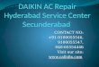 Daikin ac repair hyderabad service center secunderabad