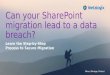 SharePoint and Office 365 Secure Migration Approach