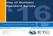 City of Durham - Resident Survey 2016