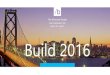 Tokyo Azure Meetup #4 -  Build 2016 Overview