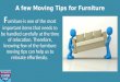 A Few Moving Tips for Furniture
