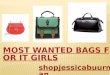 Most wanted bags for it girls