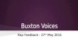 Buxton voices meeting feedback 27th may 2016