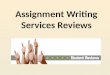 Assignment Writing Services Reviews
