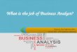 Business Analyst' Job