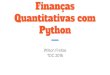 TDC2016SP - Finanças Quantitativas com Python