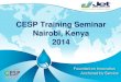 Cesp  jet training seminar 2014