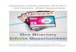Electronics industry directory 2016-2017 – One Directory. Infinite Opportunities