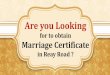Apply Marriage Certificate online in REAY ROAD, Mumbai. REAY ROAD Online Booking Office for Marriage Certificate