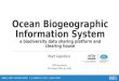OBIS, the Ocean Biogeographic Information System, as a data sharing platform and clearing house for BBNJ