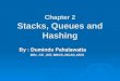 Stack, queue and hashing