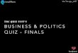 Business & Politics Quiz Finals at The Quiz Fest - 17
